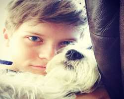 Matthew is an animal lover and has a pet dog.